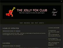 Tablet Screenshot of jollyfoxclub.com